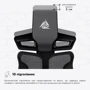 Геймерское кресло Cyberlux V8 Fabric Grey (арт. GM- V8 FG) фото 12