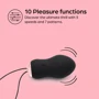 Виброяйцо с пультом ДУ So Divine Addicted Love Egg Вlack