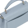 Жіноча сумка-сетчел Furla Ambra S блакитна (1044982): Фактура матова, Зерниста