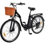 Електровелосипед DYU C6 (350 Вт, 12,5 А/год, 36 В, 25 км/год), колеса 26", чорний: Розмір 1850х610х1170 мм