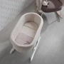 Люлька дитяча Micuna Nacelle White/Beige еко-шкіра біло-кремова (MO-1782NACELLE WHITE B): Колеса немає