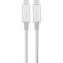 Кабель Moshi Cable USB-C to USB-C with Smart LED Integra 2m Jet Silver (99MO084245)