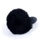 Анальная пробка BOSS Series Exclusivity Silicon Plug Bunny Tail Black