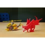 Игровой набор Road Rippers Snap'n Play Monster Attack - Red dragon vs Grey chopper (20301)