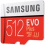 Карта пам'яті Samsung 512GB microSDXC Class 10 UHS-I U1 Evo Plus + adapter (MB-MC512HA / RU): Тип карти MicroSDXC