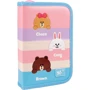 Пенал жесткий YES одинарный без клапана HP-04 Line Friends (533585)