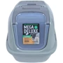 Туалет закритий для кішок Moderna Mega Deluxe 65.8х48.6х45.8 см оливковий (BK62373): Матеріал Пластик