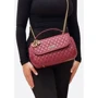 Женская сумка через плечо GUESS MAILA CONVERTIBLE XBODY FLAP бордовая (HWQB8661210-MER): Страна производитель США