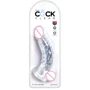 Pipedream King Cock 7.5 In Cock w Balls - Реалистичный фалоимитатор на присоске (прозрачный)