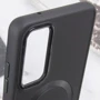 Чехол для телефонов TPU Case Bonbon Metal Style with MagSafe Black for Samsung A556 Galaxy A55: Цвет черный