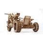 Механічний 3D пазл Ugears Мотоцикл Scramber з коляскою (6336921) фото 11