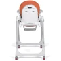 Стільчик для годування Peg-Perego Prima Pappa Follow Me Wonder Orange помаранчевий плямостійкий (IH01000000WD48): Нахил спинки 150 °