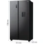 Холодильник Side-by-Side Gorenje NRR9185EABXLWD: Керування сенсорное