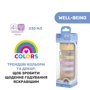 Бутылочка для кормления пластиковая Chicco Well-Being Colors с силиконовой соской 4м+ 330 мл Оранжевая (28637.31): Материал пластик