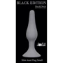Анальный плаг Lola Toys Black Edition - Slim Anal Plug Small, Grey (57420703)