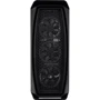 Корпус Aerocool Aero One Mini Eclipse-G-BK-v1: Матеріал передній панелі пластик і сталь