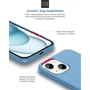 Чехол для iPhone ArmorStandart ICON2 Case Light Blue for iPhone 15 (ARM77001): Материалы Силикон