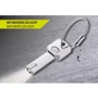 Брелок-ліхтарик Troika Light key сріблястий (KR15-40/CH): Стать Унисекс