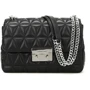 Женская сумка через плечо Michael Kors Sloan Lg Chain Shldr черная 30S7SSLL3L001)