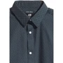 Рубашка H&M 4005314 48 синяя с длинным рукавом: Тип застежки На пуговицах