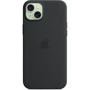Чехол для iPhone Apple iPhone 15 Plus Silicone Case with MagSafe - Black (MXQR3ZM/A): Тип чехла накладка на заднюю часть