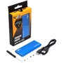 Аксессуар для накопителя Frime для M.2 NGFF SATA Metal USB 3.0(TYPE-A) Blue (FHE202.M2U30): Тип аксессуара Внешний карман