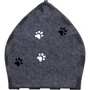 Домик-лежак для кота или собаки Red Point "Pet House" войлок серый 470х430х430мм (АХ.01.В.11.00.216) фото 4