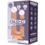 Фаллоимитатор двойной с вибрацией SilexD Double Gusto Flesh Motor (Model 1 size 8" & 7"), двухслойны