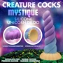 Фантазійний фалоімітатор у формі рогу Однорога Creature Cocks Mystique Silicone Unicorn Dildo