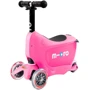 Самокат MICRO Mini2go Deluxe Plus - Розовый (до 50 kg, до 20 kg с сидением, 3-х колесный) MMD033: Тип тормоза ножной