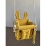 Качели детские Infancy Ушастая Галетная тканевая подвесная желтая