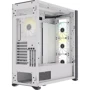Корпус Corsair iCUE 7000X RGB Tempered Glass White (CC-9011227-WW): Материал передней панели пластик и закалённое стекло