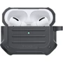 Чехол для наушников Spigen Tough Armor with Belt Charcoal for Apple AirPods Pro: Материал Силикон