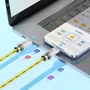 Кабель Hoco Cable USB-C to USB-C U113 Solid 100W 1m Gold фото 3