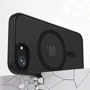 Чехол для iPhone Mobile Case TPU+PC Metal Buttons with MagSafe Colorful Black for iPhone 16e: Тип чехла накладка на заднюю часть