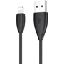 Кабель Baseus USB Cable to Lightning Small Pretty Waist 1.2m Black (CALMY-01) фото 8
