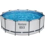 Бассейн Bestway каркасный круглый 366-122 см (56420) (фильтр-насос, тент, лестница, в коробке, 47-116-45 см) фото 1