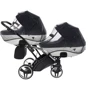 Универсальная коляска для двойни 2 в 1 Junama Diamond S-line Duo Slim 04: Количество блоков 2