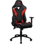 Крісло для геймерів Aerocool ThunderX3 TC3 Ember Red: Оснащення З коліщатками, З хрестовиною, Поперековий валик, Підголівник, підлокітники, Механізм гойдання