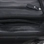 Мужская сумка планшет Borsa Leather черная (K15112-black): Застежка Молния