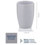 Стакан для зубных щеток KELA Landora серый 10.5х7.5 см (20406)
