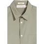 Рубашка H&M 4787395 50 хаки с длинным рукавом: Тип застежки На пуговицах