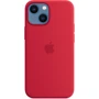 Чехол для iPhone Apple Silicone Case with MagSafe (PRODUCT) Red (MM233) for iPhone 13 mini: Материалы Силикон