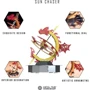 Колекційна модель-конструктор Metal Time Sun Chaser Dragon Stand Clock Сонячний годинник (MT025) фото 3