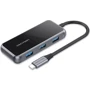 Адаптер Vention Adapter USB-C to HDMI+3xUSB3.0+RJ45+PD 87W (TFFHB)