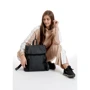 Женский рюкзак Sambag Rene 0ZT черный (27108001): Фактура Гладкая, Матовая