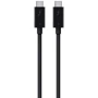 Кабель Belkin Cable USB-C to USB-C Thunderbolt 3 40Gbps 0.8m Black (F2CD084bt0.8MBK): Длина 0.8 м