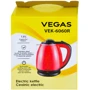 Электрочайник Vegas VEK 6060R: Тип нагревательного элемента дисковый (скрытый)