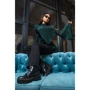 Блуза FLFashion Рената УБР 2982 44 зеленая с длинным рукавом: Вид Блузы
