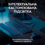 Клавіатура Logitech MX Keys Plus Palmrest Wireless UA Graphite (920-011589): Підключення беспроводное